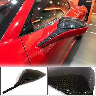 Накладки на Зеркала (Карбон) Ferrari 458 Italia 2009-2015 гг. фото 1