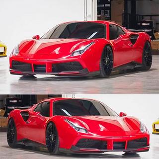 Карбоновые Флапсы Переднего Бампера (2015-2019) Ferrari 488 GTB 2015-2019 гг. фото 2