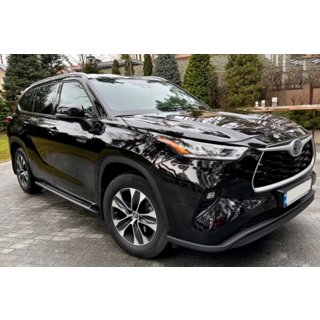 Боковые Подножки OEM (2024+, 2 шт., Алюминий) Toyota Highlander 2019- гг. фото 2