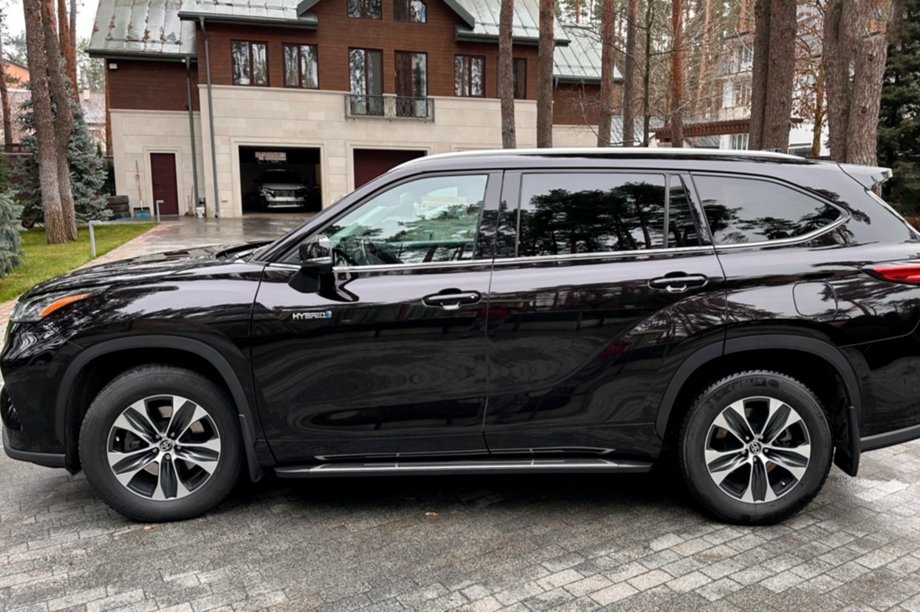 Toyota Highlander 2019- гг. Боковые Подножки OEM (2024+, 2 шт., Алюминий) Фото 6