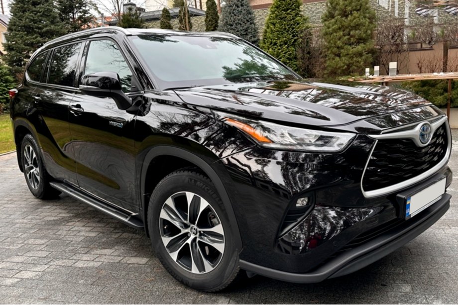 Toyota Highlander 2019- гг. Боковые Подножки OEM (2024+, 2 шт., Алюминий) Фото 2