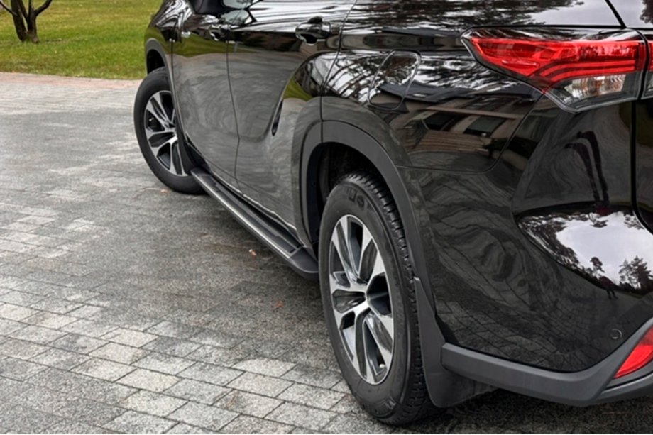 Toyota Highlander 2019- гг. Боковые Подножки OEM (2024+, 2 шт., Алюминий) Фото 11