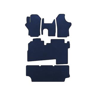 Коврики EVA (2004-2007, 3 ряда, 8-местный, Синий) Hyundai H200, H1, Starex 1998-2007 гг.