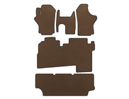 Hyundai H200, H1, Starex 1998-2007 гг. Коврики EVA (2004-2007, 3 ряда, 8-местный, Коричневый) фото 1