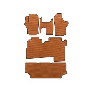 Коврики EVA (2004-2007, 3 ряда, 8-местный, Оранжевый) Hyundai H200, H1, Starex 1998-2007 гг.