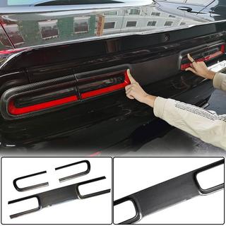Накладка на крышку багажника (2015-2023, Карбон) Dodge Challenger 2008-2023 гг. фото 1