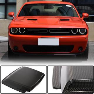 Накладка на Капот (2015-2019, Карбон) Dodge Challenger 2008-2023 гг. фото 1