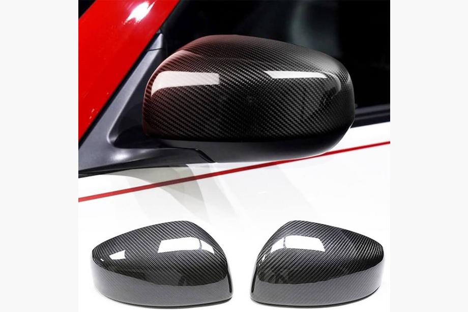Nissan 370Z 2008-2021 гг. Накладки на Зеркала (Карбон) Image