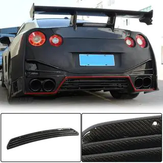 Диффузор заднего бампера (2009-2015, Карбон) Nissan GT-R 2008-2025 гг. фото 1