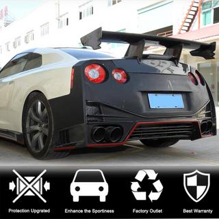 Диффузор заднего бампера (2009-2015, Карбон) Nissan GT-R 2008-2025 гг. фото 3