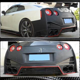 Диффузор заднего бампера (2009-2015, Карбон) Nissan GT-R 2008-2025 гг. фото 4