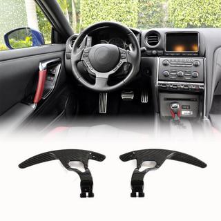 Карбоновые подрулевые лепестки (2009-2015) Nissan GT-R 2008-2025 гг. фото 1
