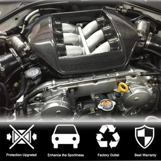 Крышка двигателя (2009-2015, Карбон) Nissan GT-R 2008-2025 гг. фото 3