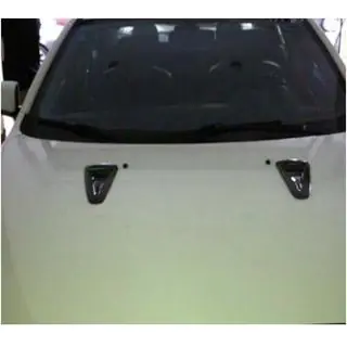 Накладки на капот (2012-2015, Карбон) Nissan GT-R 2008-2025 гг. фото 3