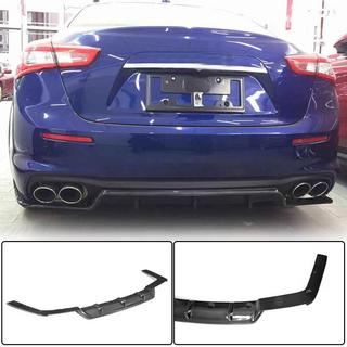 Диффузор заднего бампера (для Base 2018-2020, Карбон) Maserati Ghibli 2013-2023 гг. фото 1