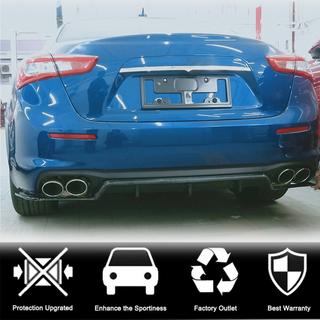 Диффузор заднего бампера (для Base 2018-2020, Карбон) Maserati Ghibli 2013-2023 гг. фото 2
