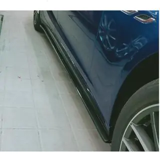 Боковые Пороги V1 (для Base/S/S Q4, Карбон) Maserati Ghibli 2013-2023 гг. фото 2