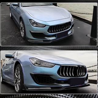 Карбоновые Накладки на Передний Бампер (для Base 2018-2020) Maserati Ghibli 2013-2023 гг. фото 4