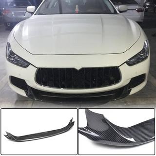 Передний лип-спойлер V2 для бампера Base/S/S Q4 2013-2017 Карбон Maserati Ghibli 2013-2023 гг. фото 1