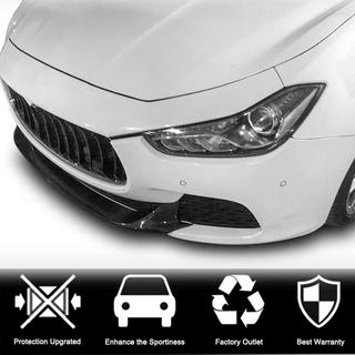 Передний лип-спойлер V2 для бампера Base/S/S Q4 2013-2017 Карбон Maserati Ghibli 2013-2023 гг. фото 2