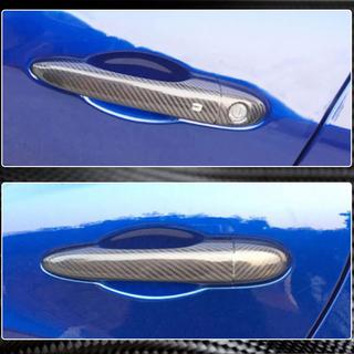Накладки на дверные ручки Карбон Maserati Ghibli 2013-2023 гг. фото 3