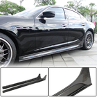Maserati Ghibli 2013-2023 гг. Боковые Пороги V3 (для Base/S/S Q4/Diesel/250 Diesel, Карбон) фото 1