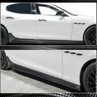 Maserati Ghibli 2013-2023 гг. Боковые Пороги V3 (для Base/S/S Q4/Diesel/250 Diesel, Карбон) фото 3