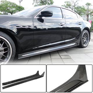 Боковые Пороги V3 (для Base/S/S Q4/Diesel/250 Diesel, Карбон) Maserati Ghibli 2013-2023 гг. фото 1