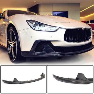 Передний лип-спойлер V3 для Base/S/S Q4 2013-2017, Карбон Maserati Ghibli 2013-2023 гг. фото 1