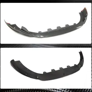 Передний лип-спойлер V3 для Base/S/S Q4 2013-2017, Карбон Maserati Ghibli 2013-2023 гг. фото 4