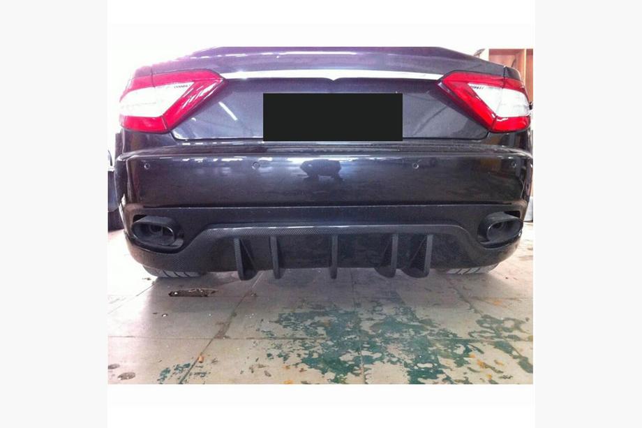 Maserati GranTurismo 2007-2019 гг. Диффузор заднего бампера (2007-2013, Карбон) Фото 3