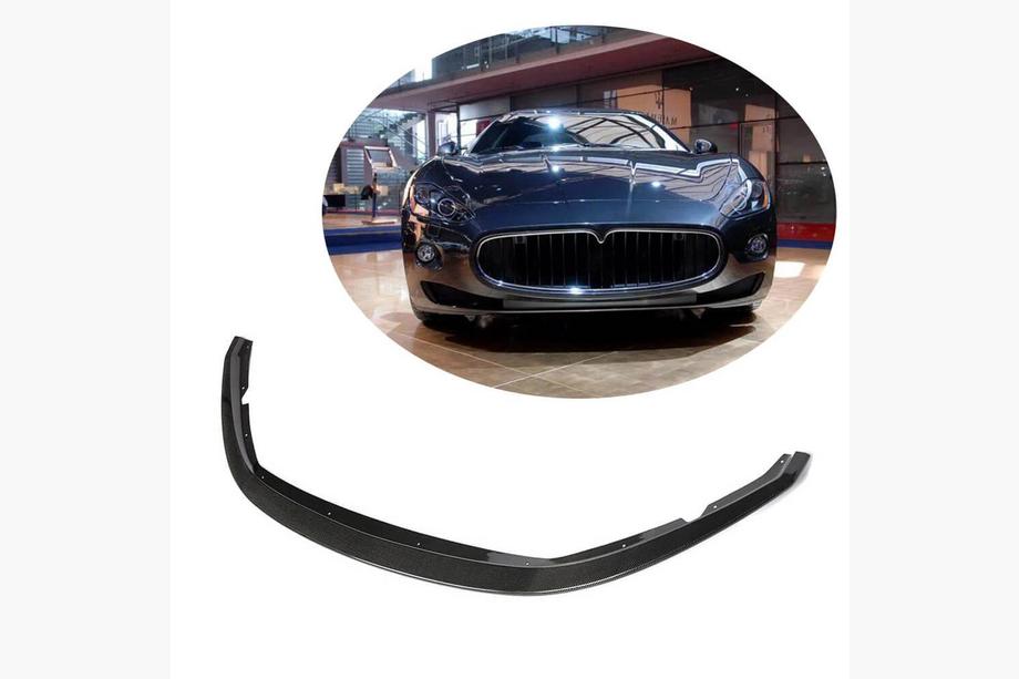 Maserati GranTurismo 2007-2019 гг. Накладка на передний бампер Lip (2007-2009, Карбон) Фото 1