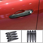 Maserati Levante 2016- гг. Накладки на дверные ручки Карбон фото 1