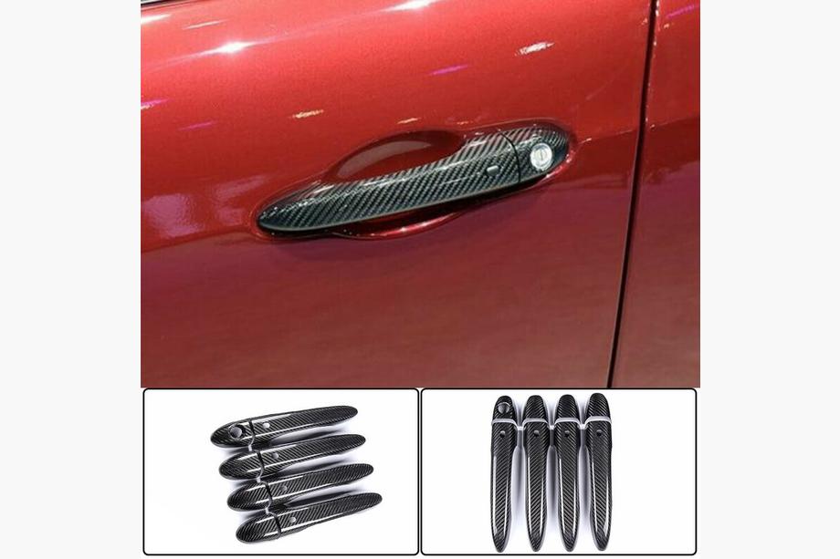 Maserati Levante 2016- гг. Накладки на дверные ручки Карбон Image