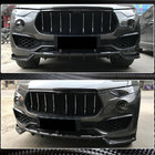 Maserati Levante 2016- гг. Накладка на передний бампер Lip V1 (для Base/S, карбон) фото 4