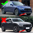 Maserati Levante 2016- гг. Накладка на передний бампер Lip V1 (для Base/S, карбон) фото 7