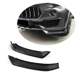 Карбоновые флапсы переднего бампера (для Base/S) Maserati Levante 2016- гг. фото 1