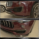 Maserati Levante 2016- гг. Карбоновые накладки на передний бампер (для Base/S) фото 4