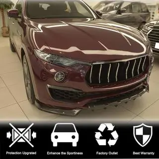 Карбоновые накладки на передний бампер (для Base/S) Maserati Levante 2016- гг. фото 3