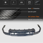 Maserati Levante 2016- гг. Диффузор заднего бампера V1 (для Base/S, Карбон) фото 5