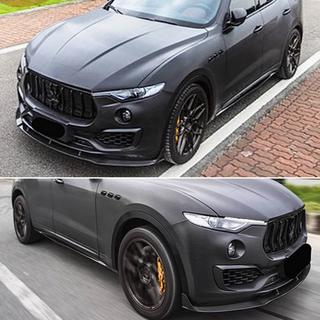 Боковые пороги (Карбон) Maserati Levante 2016- гг. фото 2