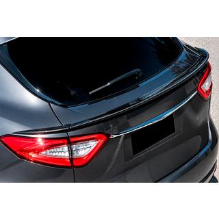 Нижний спойлер V1 (Карбон) Maserati Levante 2016- гг. фото 3