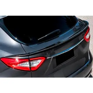 Нижний спойлер V1 (Карбон) Maserati Levante 2016- гг. фото 3