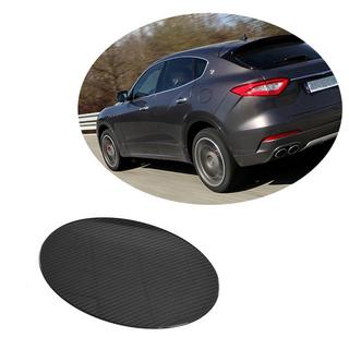 Накладка на лючок бензобака Карбон Maserati Levante 2016- гг. фото 1