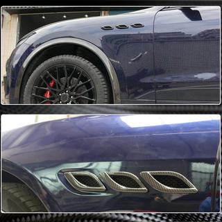 Карбоновые накладки на передние крылья (2013-2017) Maserati Quattroporte 2013-2023 гг. фото 3