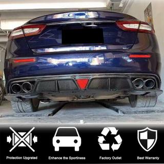 Диффузор заднего бампера V1 для S/S Q4 2017-2020 Карбон Maserati Quattroporte 2013-2023 гг. фото 2