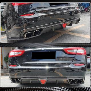 Диффузор заднего бампера V1 для S/S Q4 2017-2020 Карбон Maserati Quattroporte 2013-2023 гг. фото 3