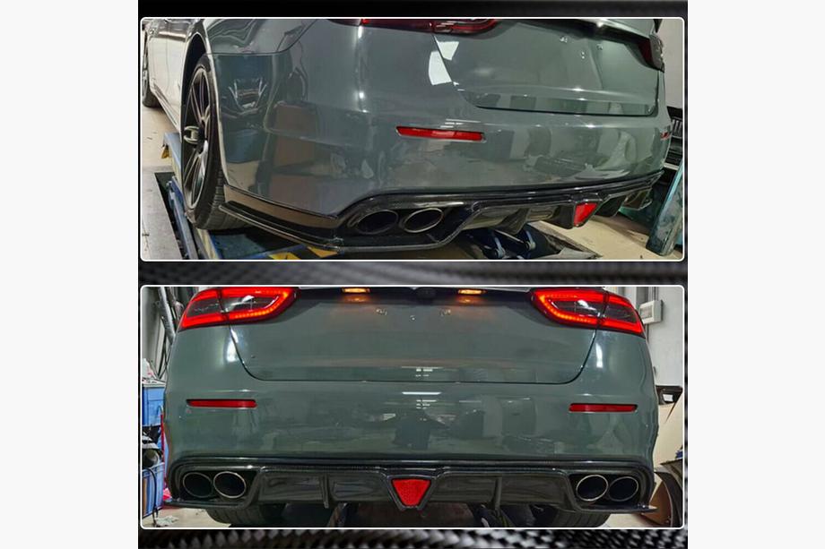 Maserati Quattroporte 2013-2023 гг. Диффузор заднего бампера V1 для S/S Q4 2017-2020 Карбон Фото 4