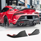 Toyota Supra 2019- гг. Накладка на задний бампер (карбон) фото 1