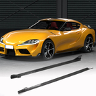 Toyota Supra 2019- гг. Боковые пороги (Карбон) фото 1